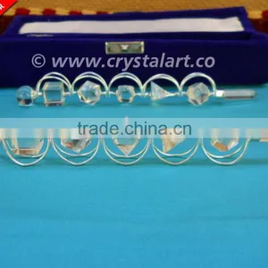 CRYSTAL SPINNING PLATONIC SOLIDS HEALING STICK thumbnail-1