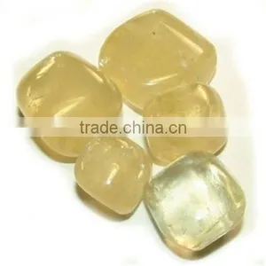 Honey Calcite Tumbled Pebbles Stone thumbnail-1