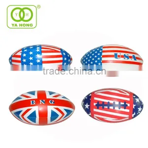 Custom Soft Rugby Toy by PP Cotton and PVC Leather Material thumbnail-5