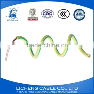 Single Solid PVC Coated Copper Electric Cable Wire -BV(95mm2) thumbnail-2