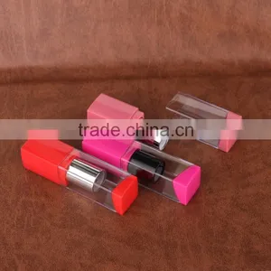 Empty Square Plastick Neon Custom Lipstick Tubes thumbnail-3
