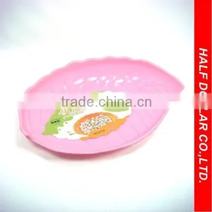 Leaf Shape Plastic Plate, Fruit Plate,PP Plate for Plastic Item thumbnail-1