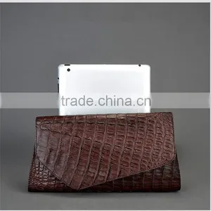 Ladies Party Genuine Leather Clutch Purse Crocodile Skin Handbags Chinese Clutch Bag thumbnail-6