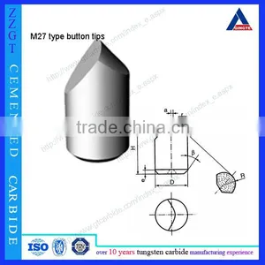 M27 Type Coal Drill Bits Cemented Carbide Coal Mining Bit for Mine Tools thumbnail-1