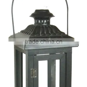 Large Decorative Lanterns Black Candle Holder thumbnail-4