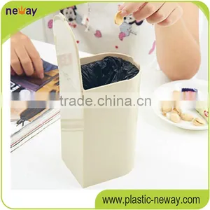 2015 ABS New Fashion Household Colored Desk Eco Friendly Trash Can thumbnail-2