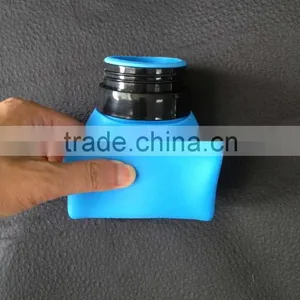 Food Grade Silicone Foldable Bpa Free Water Bottle thumbnail-2