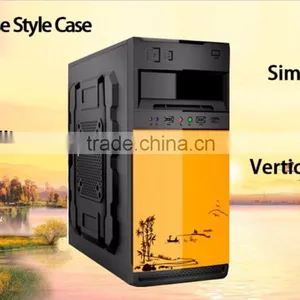 China Colorful Flower Appearance Desktop Computer Case With CD-room Unique Factory PC Computer Cabinet, Gaming pc thumbnail-2