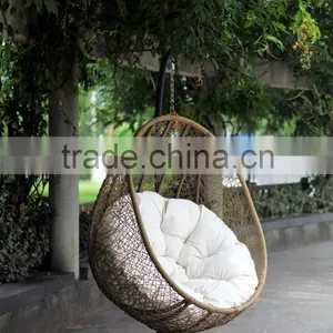 High Quality Swing Chair Patio Resin Wicker Hanging Rattan Chair thumbnail-1