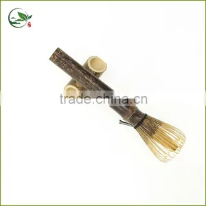 Durable Long Handle Bamboo Ceremonial Matcha Tea Powder Whisk Set thumbnail-4