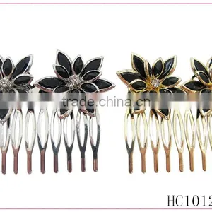Double Flower Hair Combs,combs and Hair Accessories thumbnail-1