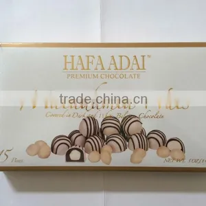 Macadamia Nuts Covered in Dark and White Chocolate Ball thumbnail-1