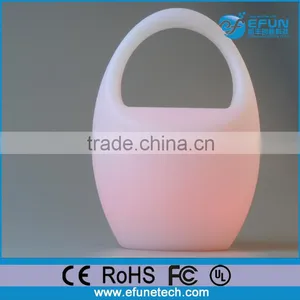 Plastic Color Changing Battery Rechargeable Led Color Changing Mood Lights With Bluetooth Speaker thumbnail-2