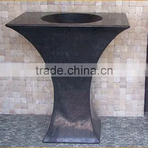 Yantai Blue Glass Wash Basins Bathroom Vanity thumbnail-1