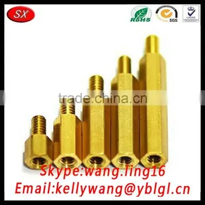 2.5mm Brass Spacer Blind Standoff M2.5 Male x M2.5 Female Thread 6mm thumbnail-2