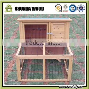 2 Storey Custom Rabbit Hutch With Run thumbnail-5