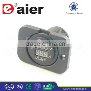 Fixed Plate Mounted Car Dual Port Digital Ammeter And Voltmeter Socket thumbnail-1