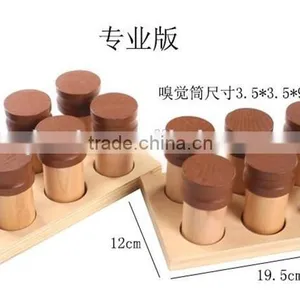 Child Wooden Toys Smell Canister Montessori Teaching Aids thumbnail-6