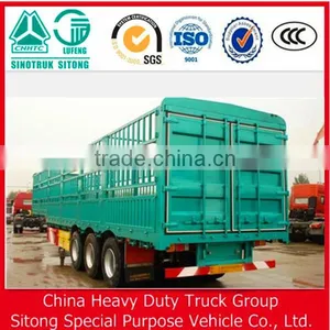 3 Axels Stake Transport Semi Trailer With Factory Price thumbnail-1