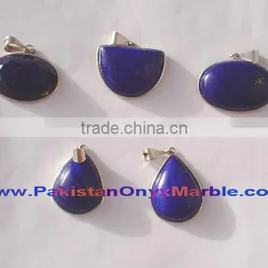 Pakistan Handemade STERLING SILVER PENDANTS LAPIS LAZULI JEWELRY thumbnail-5
