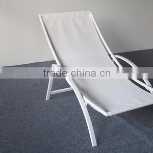 Outdoor Furniture Stackable Aluminium Mesh Lounge Chair thumbnail-2