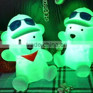 2016 Christmas Kids Gift LED Color Change Dog Night Light thumbnail-2