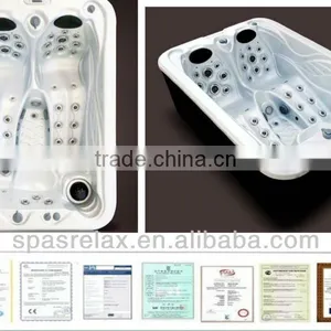 Cheap Mini Portable Indoor Swimming Acrylic Whirlpool Massage Bathtub Spa thumbnail-6