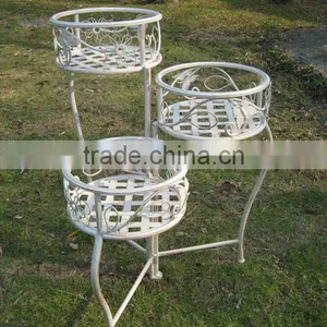 Vintage Wrought Irons Antirust Folding Antique Metal Garden Outdoor Decorative Classical Flower Trellis thumbnail-1