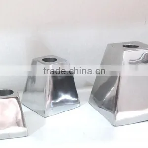 Small Aluminum Beuatiful Cheap Metal Candle Holder thumbnail-1