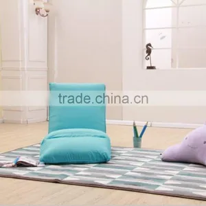 Elegant Blue Color Modern Fashion Fabric Recliner Lazy Sofa Sets For Outdoor Furniture thumbnail-3