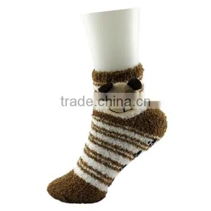 Soft Non-slip Lady Floor 3d Cartoon Girl Tube Sock thumbnail-3