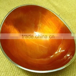 Decorative Enamel Fruit Bowl | Metal Bowl thumbnail-2
