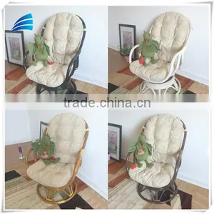 Rattan Wicker Swivel Rocking Chair Home Furniture thumbnail-5