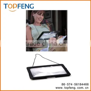 Hands-Free Page Magnifier for Reading With LED Lights/Lighted Stand Magnifier/Reading Magnifier With Light thumbnail-1