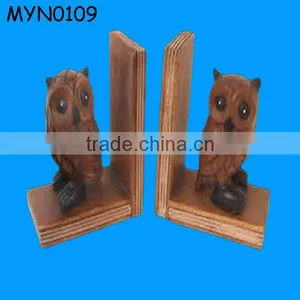 The Owl Resin Animal Book Ends thumbnail-1