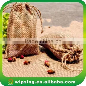 Cheap Organic Jute Drawstring Bag With Logo Printing thumbnail-3