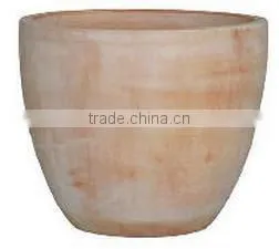 Painted Terracotta Planters, Tuscan Planters, Clay Pots thumbnail-1