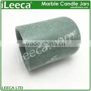 Green Modern Marble Stone Candle Jars for Christmas thumbnail-4