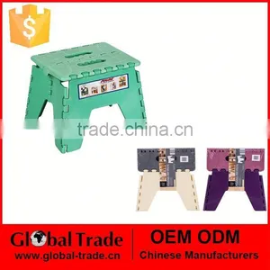Compact And Portable Plastic Connected Folding Plastic Stool 450694 thumbnail-1
