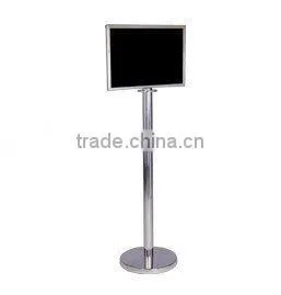 Stainless Steel Queue Stand With Sign Holder thumbnail-1