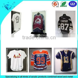 Clear Acrylic Jersey Clothes Display Case thumbnail-3