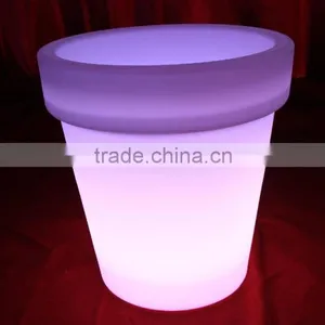 Modern Light up Led Ice Bucket Illiminated Party Used Glowing Flower Pot thumbnail-2
