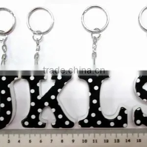 Wholesale Letter Key Chain, Alphabet Key Chain, Plastic Key Chain With Printing, Customized Promotion Alphabet Letter Design thumbnail-2