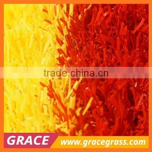 25mm PE Monofilament Purple Color Synthetic Turf Grass for School thumbnail-5