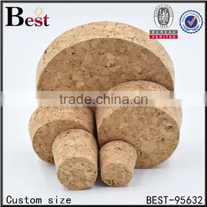 Custom Size Wooden Bottle Cork, Wholesale Cork Bottle Stopper, Bottle Light Cork for Food or Cosmetic Use thumbnail-5