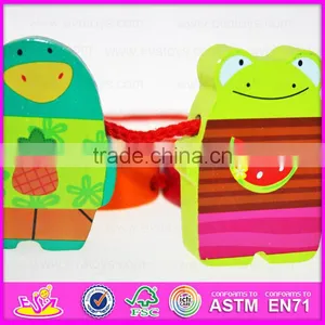 2015 Wooden Happy Threading Toys for Kids,Children DIY Hand Threading Toy,Threading Educational Kids Wooden Blocks Toy W11E041 thumbnail-6