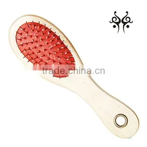 Wooden Handle Double-Sided Pet Brush Dog Brush For Pet Grooming thumbnail-2