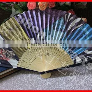 Best Selling Bamboo Paper Fan With Two Sides Printing thumbnail-6