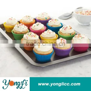 Silicone Muffin Baking Tray/Mold Cups Silicone Cup Cake thumbnail-1