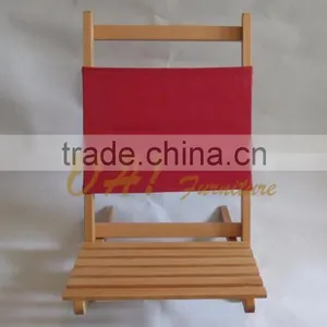 Wholesale Japanese Style Floor Chair Foldable Chair Wooden Folding Slat Chair thumbnail-2